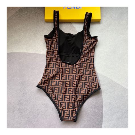 fendi one piece swimsuit dupe|orange fendi bikini.